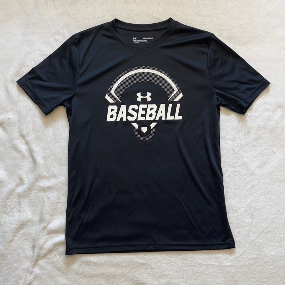 Boys YXL baseball Under Armour shirt